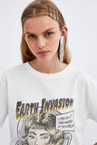 COMIC PRINT T-SHIRT