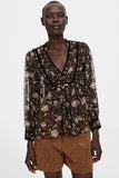 FLORAL PRINT BLOUSE
