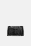 EMBOSSED CHAIN-TRIMMED BAG